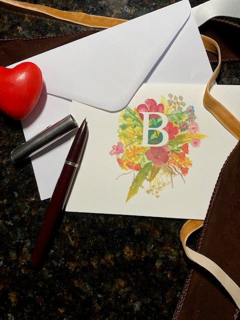 Custom watercolor note cards