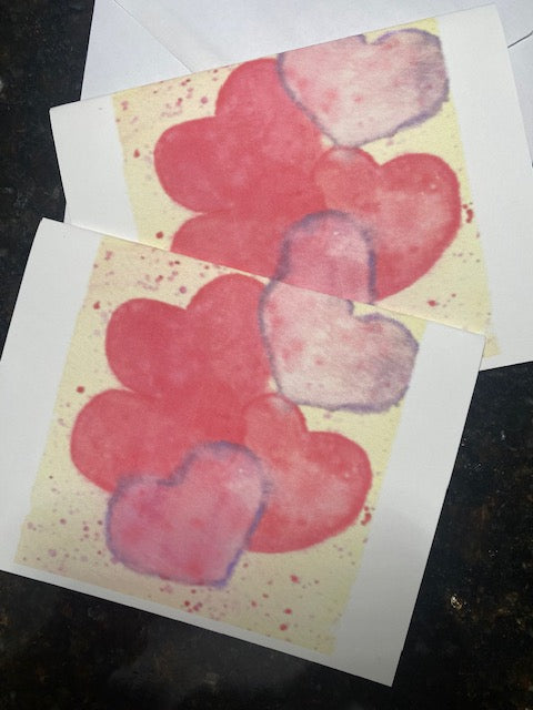 Heart notecards